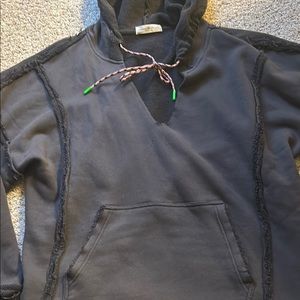 Natural Life dark gray Hoodie with Multicolor Drawstring